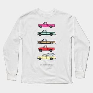 Five Trucks Long Sleeve T-Shirt